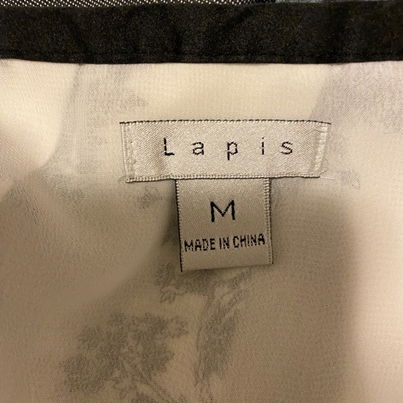 Lapis Silk Skirt - Picture 4 of 5